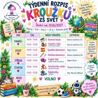 Odpolední kroužky ZŠ Svět pro školní rok 2026/2027