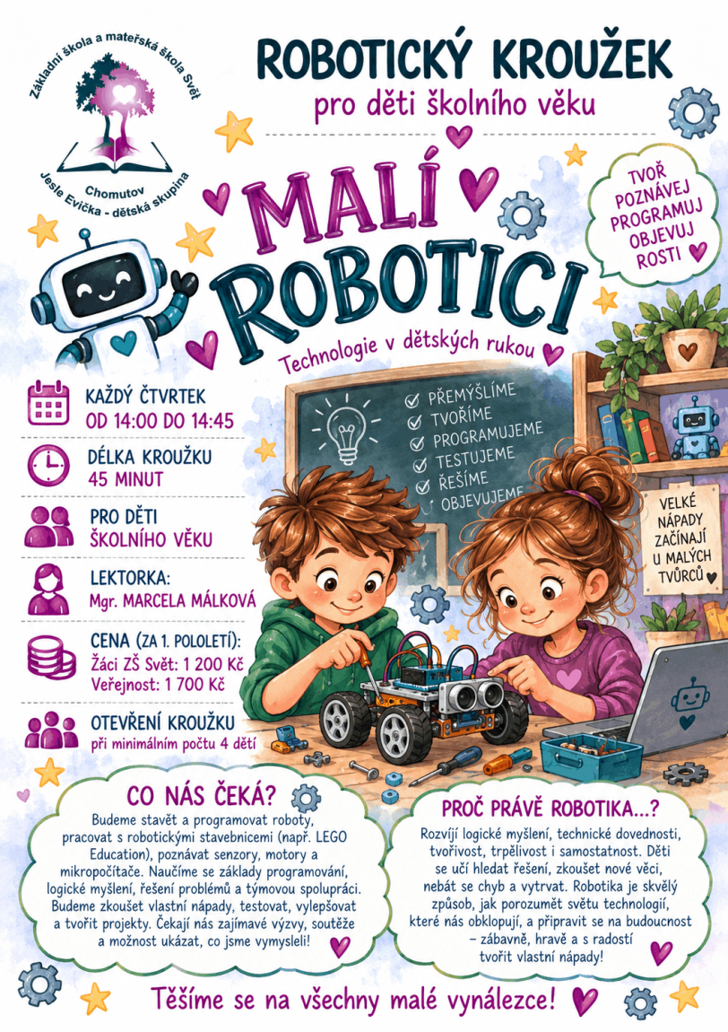 Malí robotici