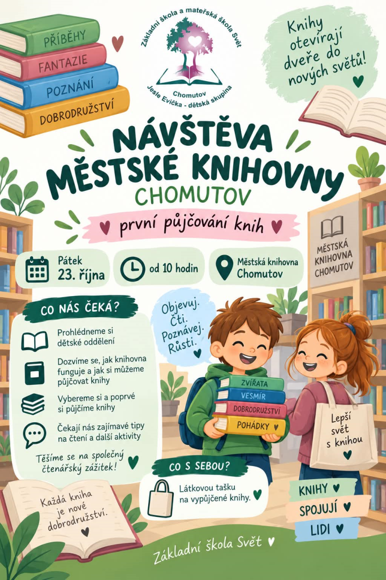 Akce ZŠ: Návštěva knihovny