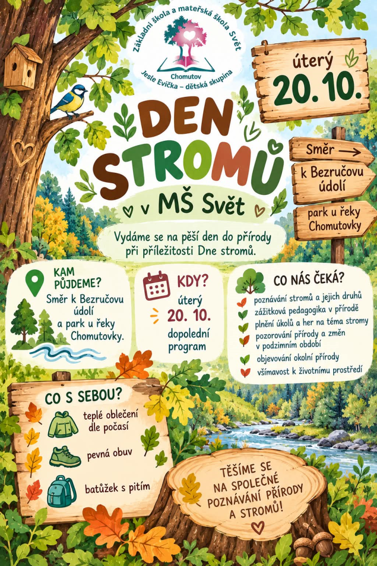 Akce MŠ: Den stromů