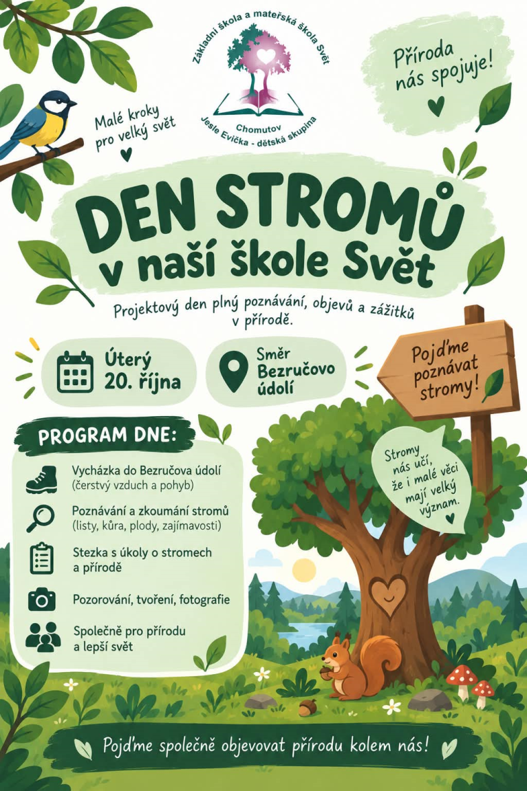 Akce ZŠ: Den stromů
