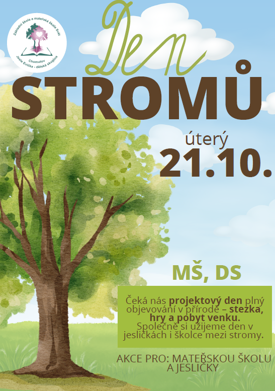 Den stromů v MŠ a DS