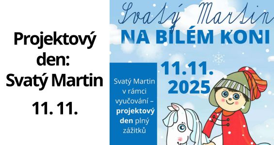 Svatý Martin na bílém koni - projektový den