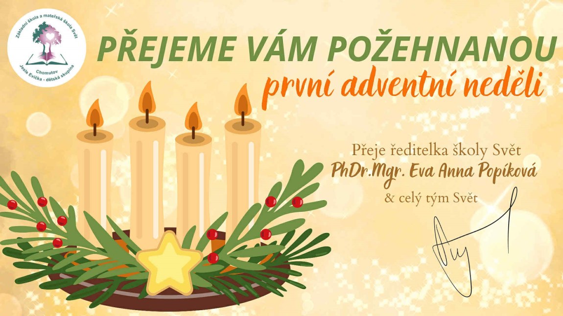 1. adventní neděle – společný začátek kouzelného času