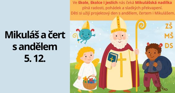 Mikulášská nadílka ve škole, školce i jeslích