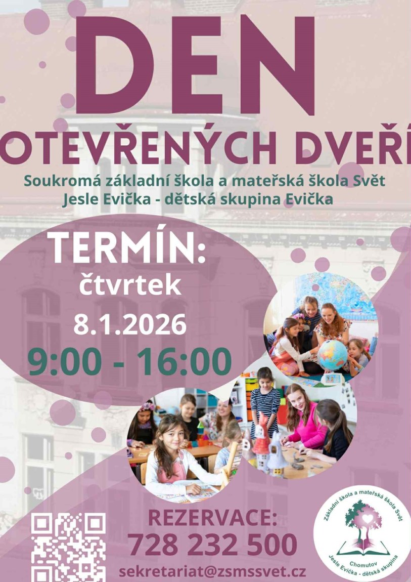 Den otevřených dveří ve škole Svět