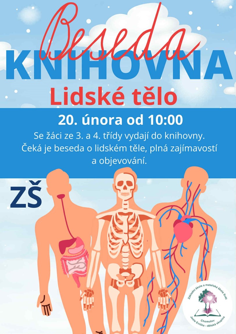 Beseda v&nbsp;knihovně – Lidské tělo