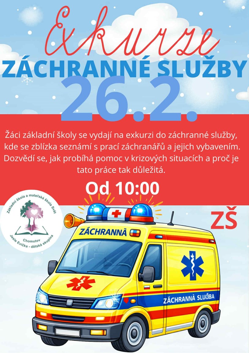 Exkurze k&nbsp;záchranné službě