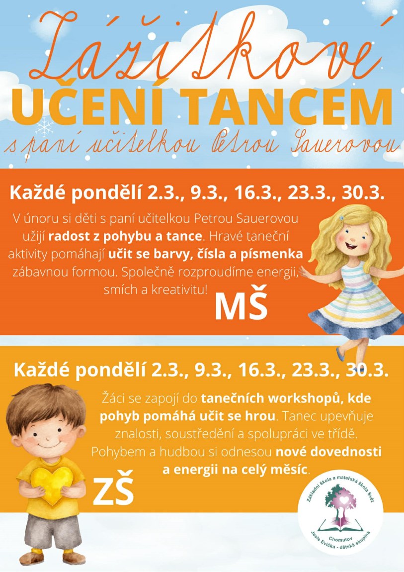 Tancování s Petrou (MŠ, ZŠ)